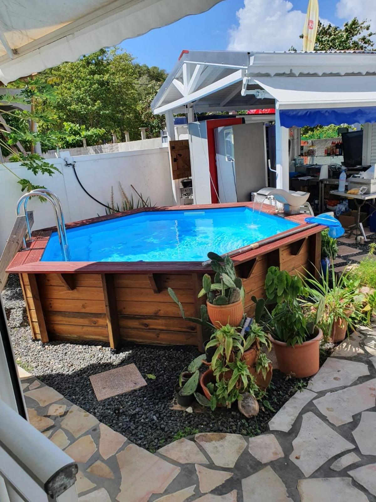 Le Sable Bleu - Evasion Tropicale A Sainte-Anne - Plage 5Min - Piscine - Parking - Logement Climatise - Vue Sur Les Palmiers - Parfait Pour Sejours En Famille Ou Entre Amis Экстерьер фото