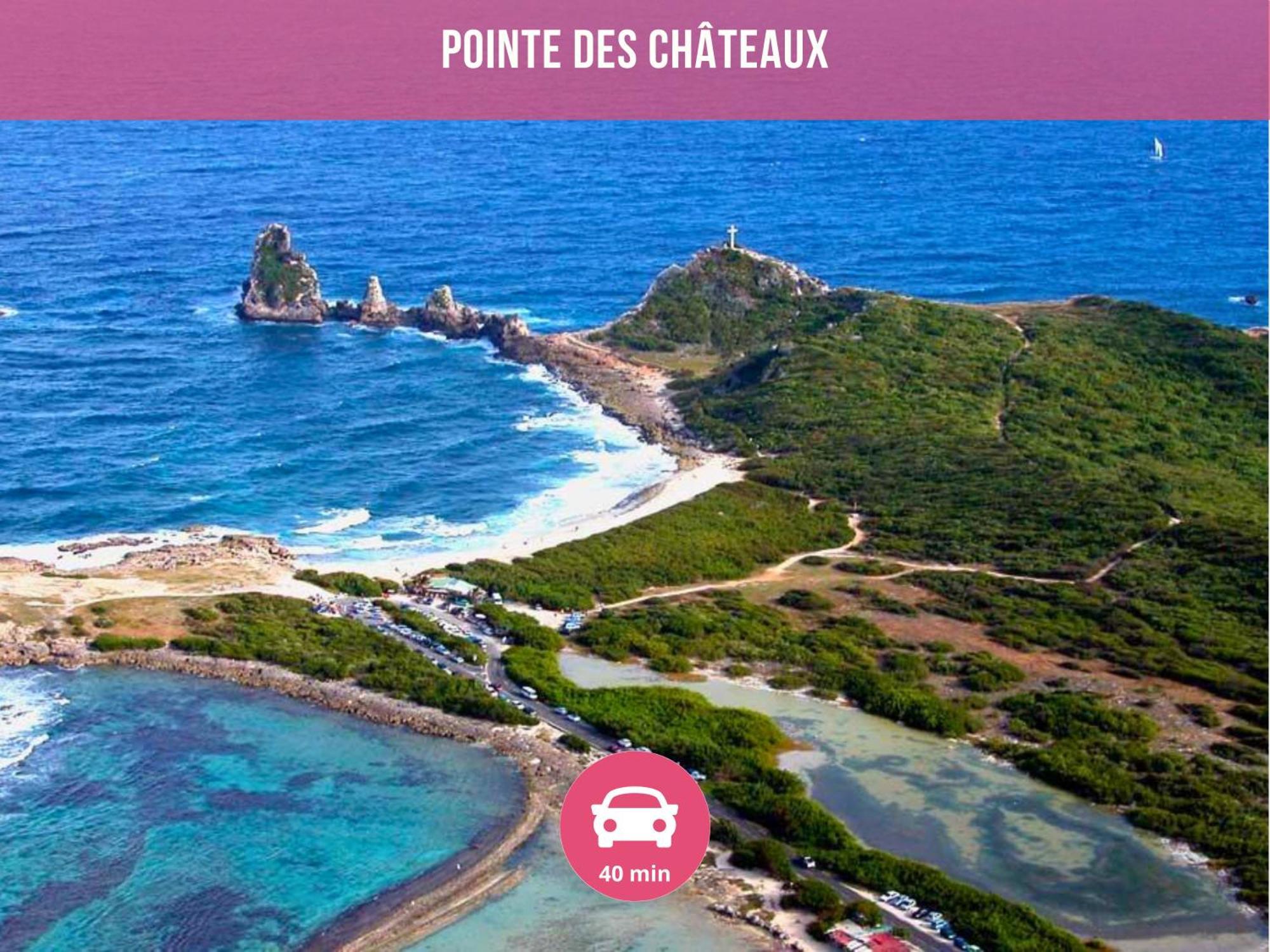 Le Sable Bleu - Evasion Tropicale A Sainte-Anne - Plage 5Min - Piscine - Parking - Logement Climatise - Vue Sur Les Palmiers - Parfait Pour Sejours En Famille Ou Entre Amis Экстерьер фото