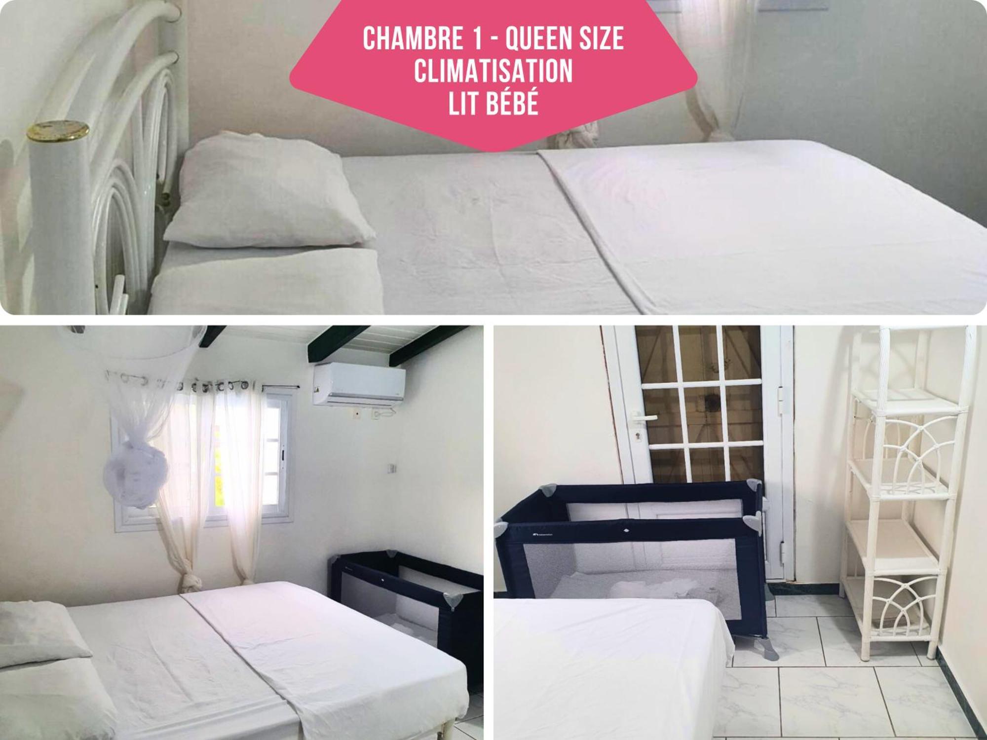 Le Sable Bleu - Evasion Tropicale A Sainte-Anne - Plage 5Min - Piscine - Parking - Logement Climatise - Vue Sur Les Palmiers - Parfait Pour Sejours En Famille Ou Entre Amis Экстерьер фото