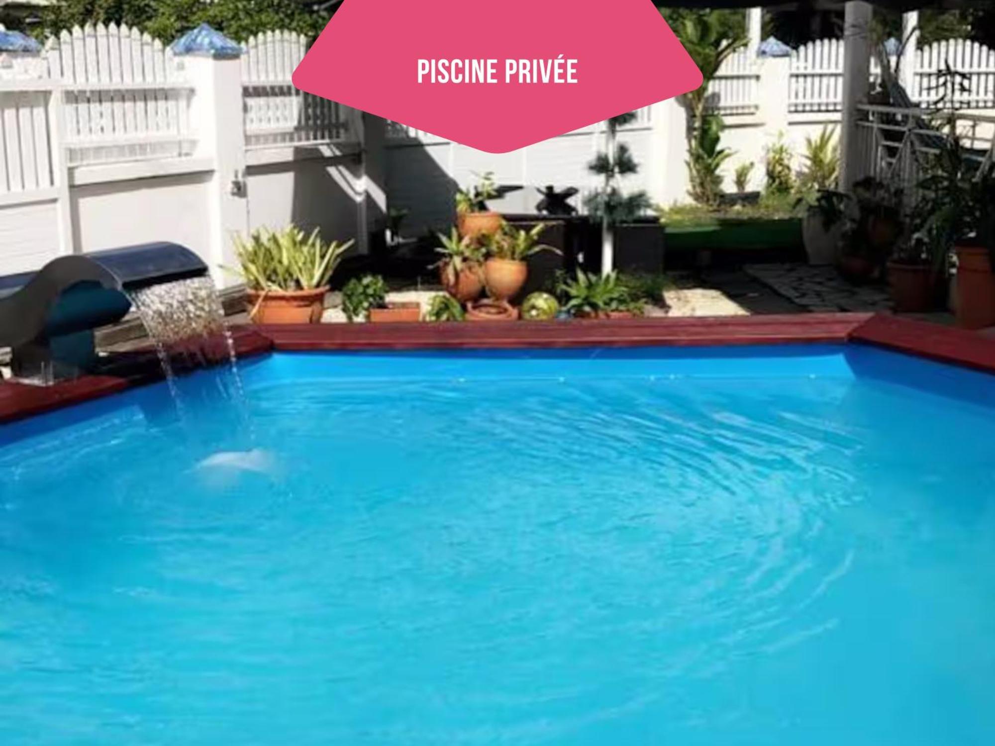 Le Sable Bleu - Evasion Tropicale A Sainte-Anne - Plage 5Min - Piscine - Parking - Logement Climatise - Vue Sur Les Palmiers - Parfait Pour Sejours En Famille Ou Entre Amis Экстерьер фото